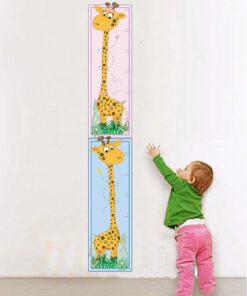 Muursticker Giraffe Groeimeter