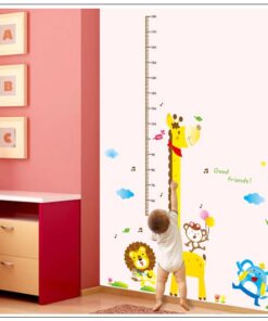Muursticker Groeimeter Giraf Dieren