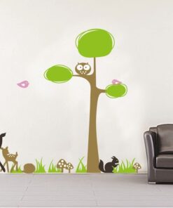 Muursticker Bos