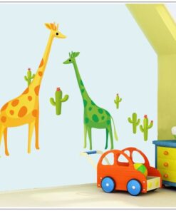 Muursticker Giraffen