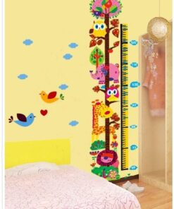 Muursticker Groeimeter Dieren