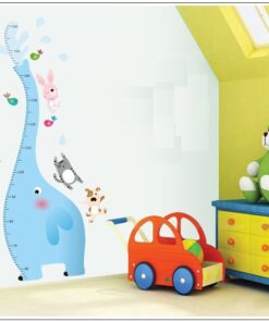 Muursticker Groeimeter Olifant