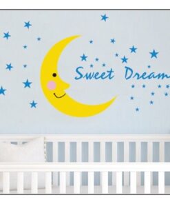 Muursticker Maan Sweet Dreams