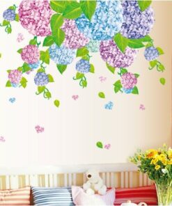 Muursticker Kleurrijke Bloemen
