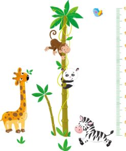 Muursticker Jungle Groeimeter