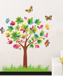Muursticker Boom Vlinders