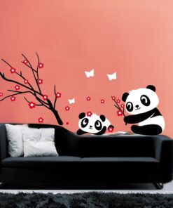 Muursticker Panda Beren