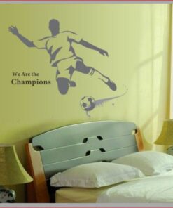 Muursticker Voetballer