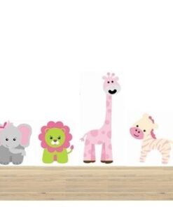 Muurstickers 4 Dieren