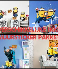 Muursticker Voordeel Pakket Despicable Me