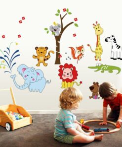 Muursticker Allemaal Dieren