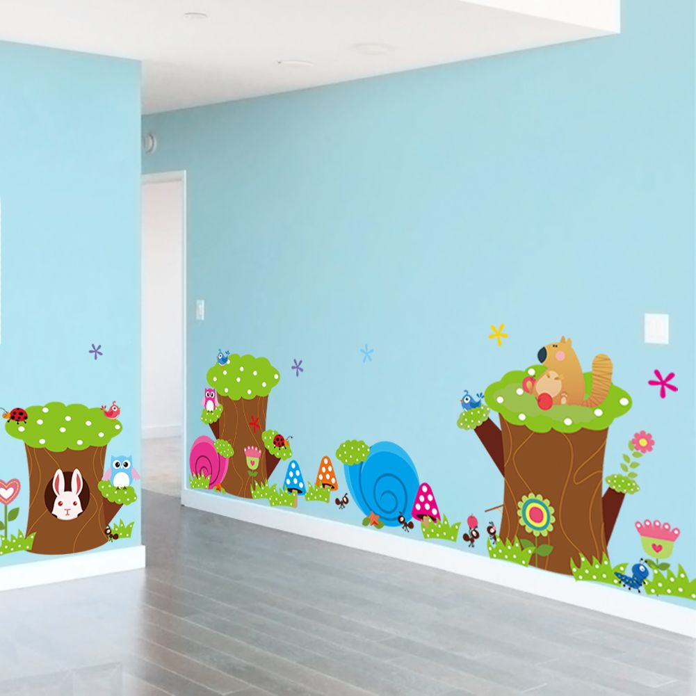 Muurstickers baby en kinderkamer - Waggel® en vriendjes