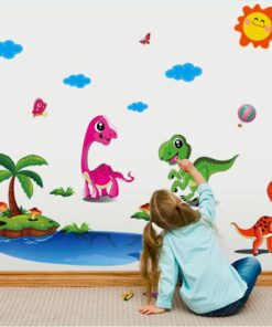 Muurstickers Lieve Dino's