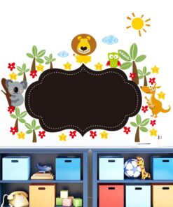 Muursticker Dieren Krijtbord